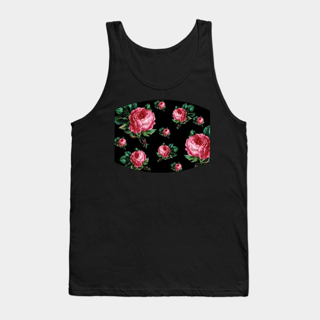 Flower Pink Tank Top by Design Anbay